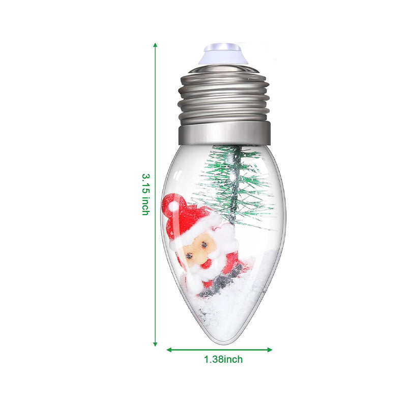 LED lyskæde med søde julemotiver
