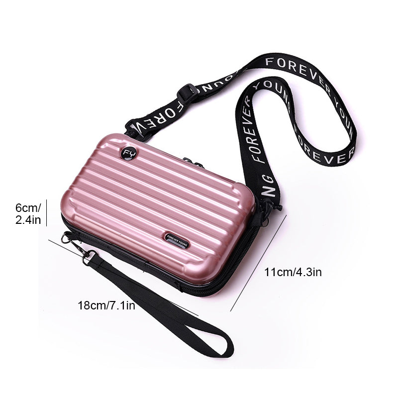 Mini Suitcase Crossbody Bag