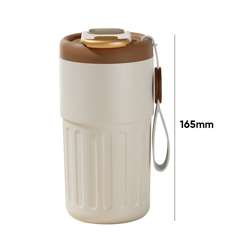 Termo kaffekrus med temperaturdisplay