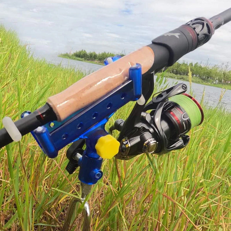 Selvlåsende tårnbeslag til fiskestang