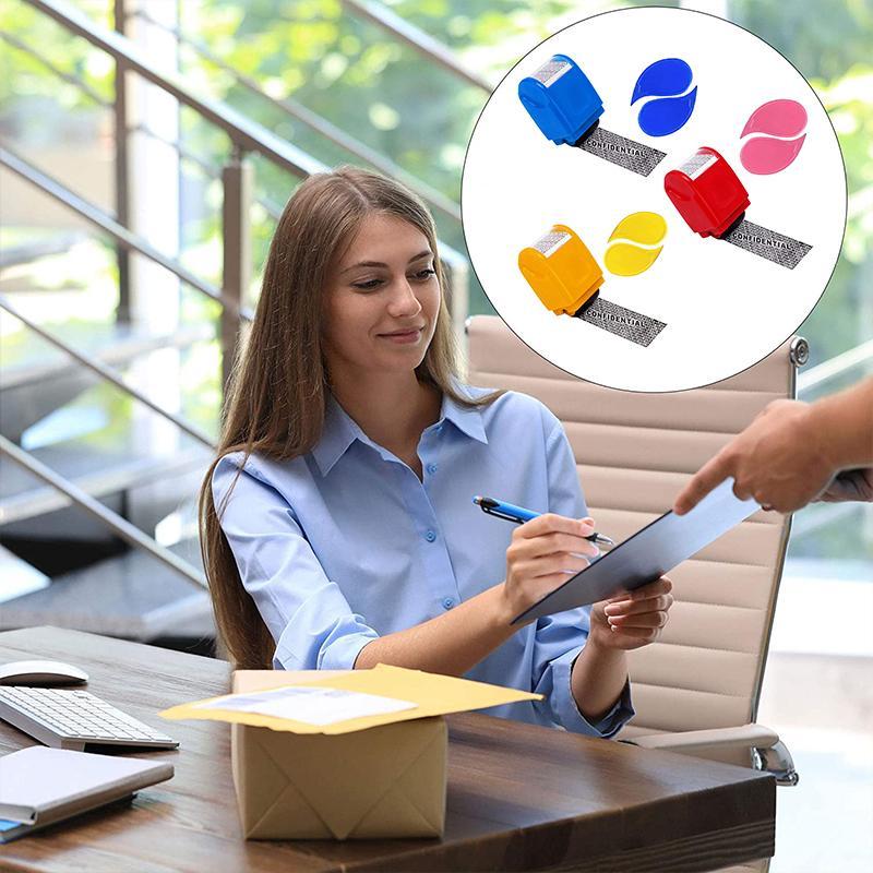 Rullestempel til beskyttelse af personlige oplysninger