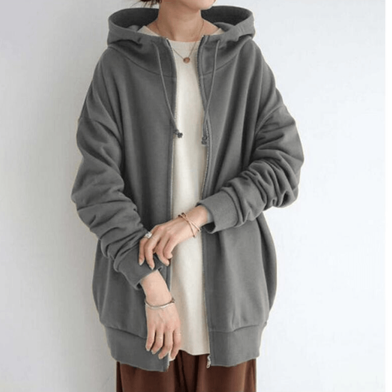 Lynlås Hooded Long Plus Fleece Sweatshirt