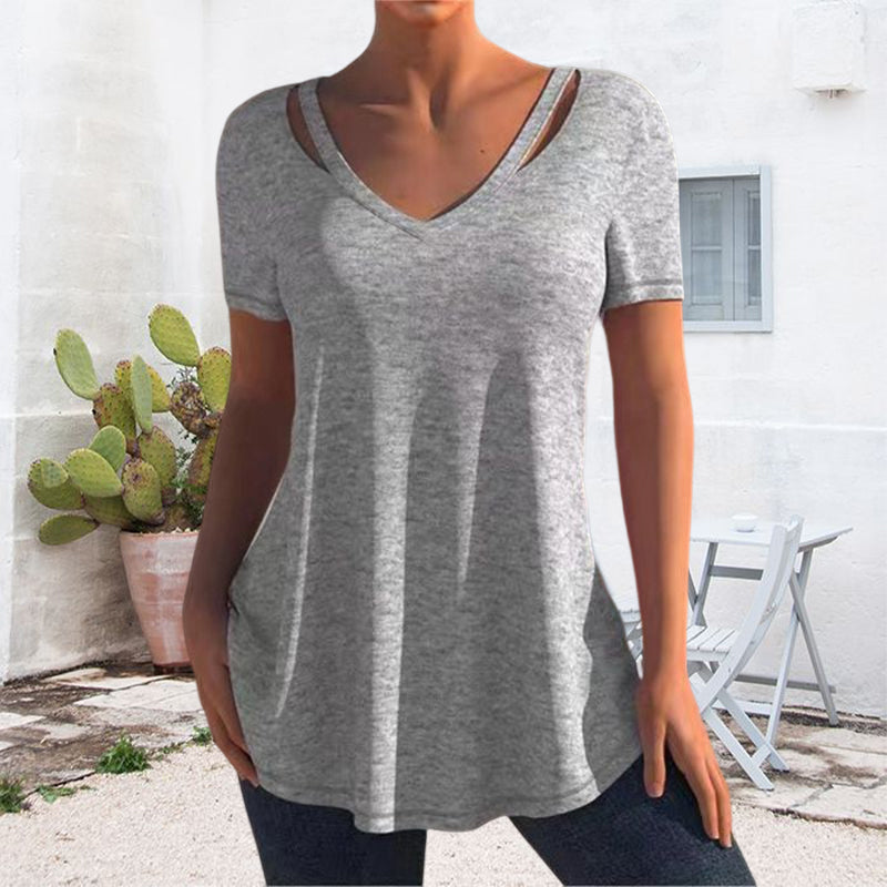 European and American new short-sleeved tops
