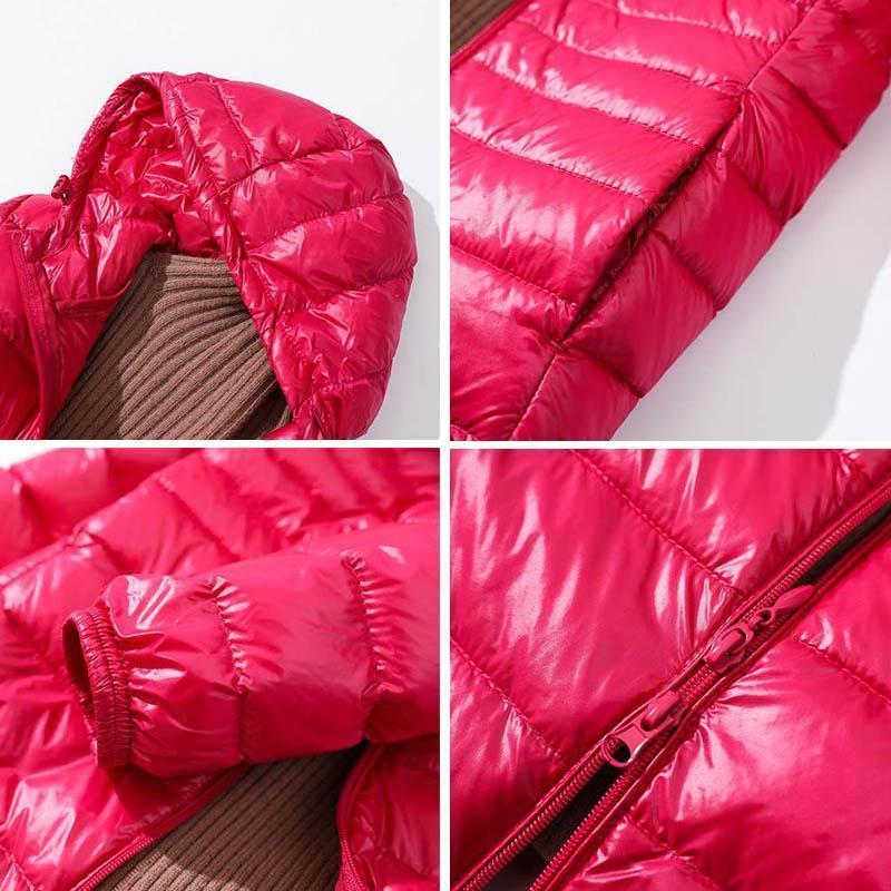 Letvægts mellemlang jakke til kvinder