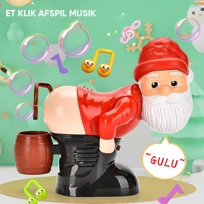 Sjov sæbeboblemaskine i julemandsmotiv
