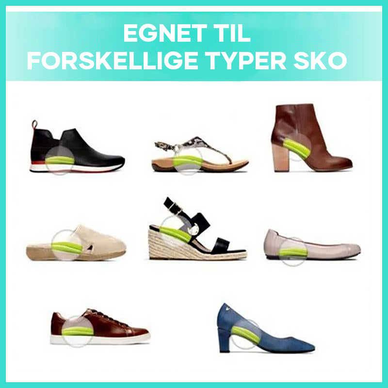 Fodindlæg til støtte for fodsøjler