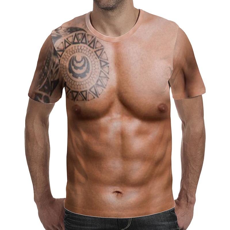 Muskel tatovering T-shirt
