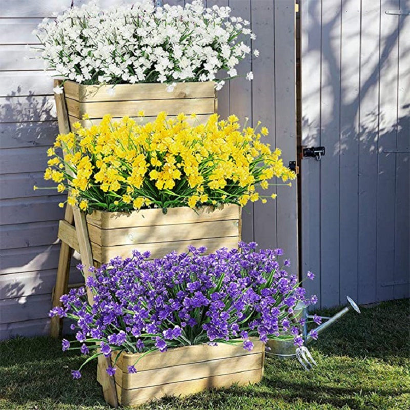 Kunstige udendørs blomster