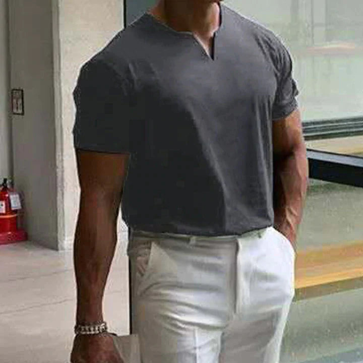 Kortærmet fitness T-shirt med korte ærmer