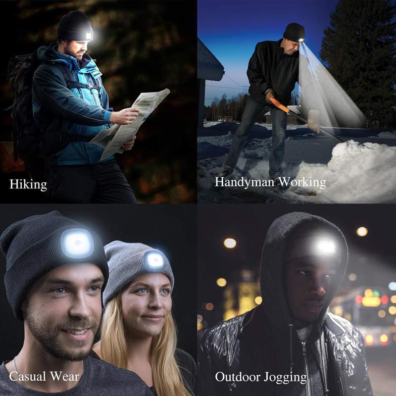 LED strikket vintermåtte