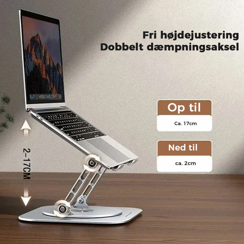 Aluminum alloy rotating laptop mount