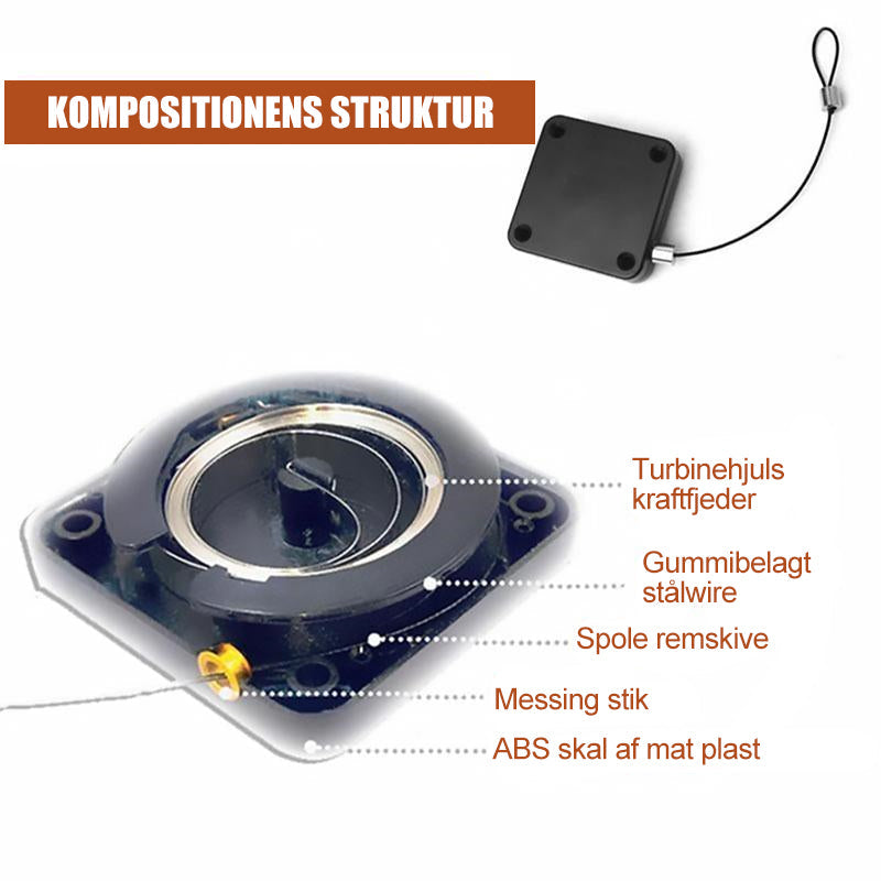 Automatisk sensor-dørlukker uden stansning