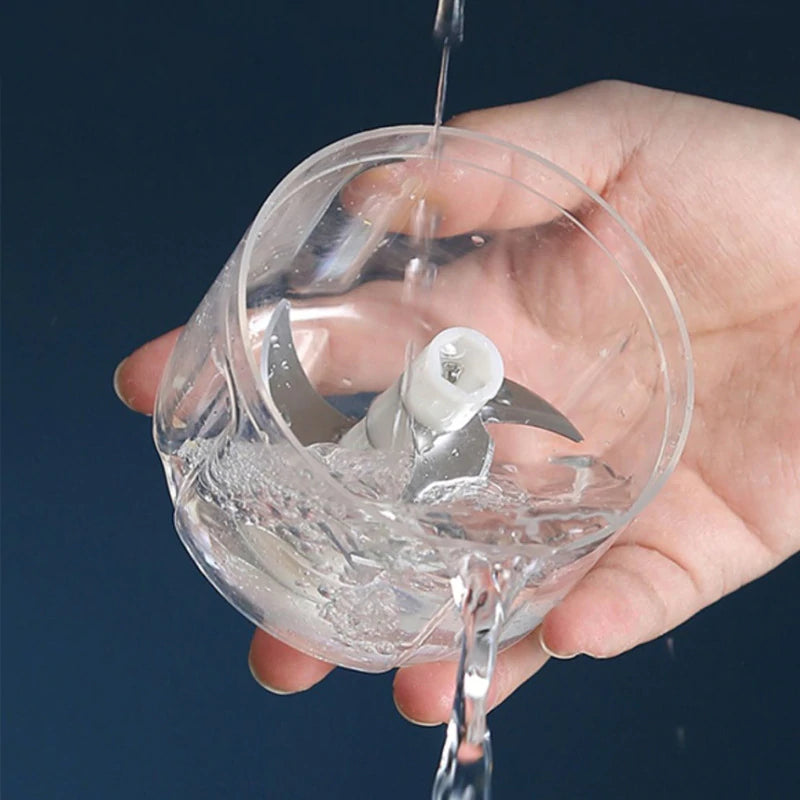 Praktisk mini foodprocessor