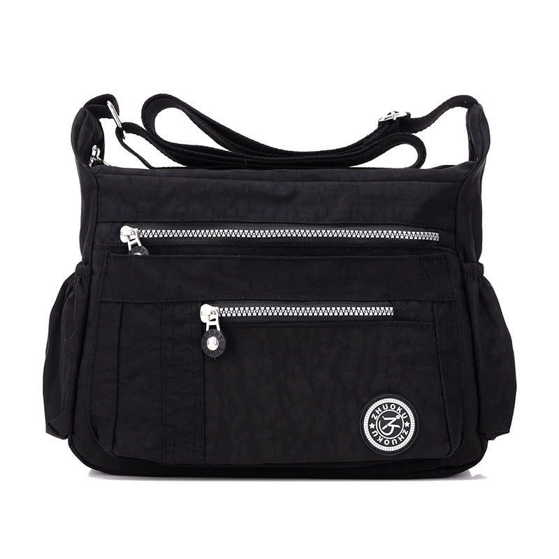 Vandtæt nylon skuldertaske