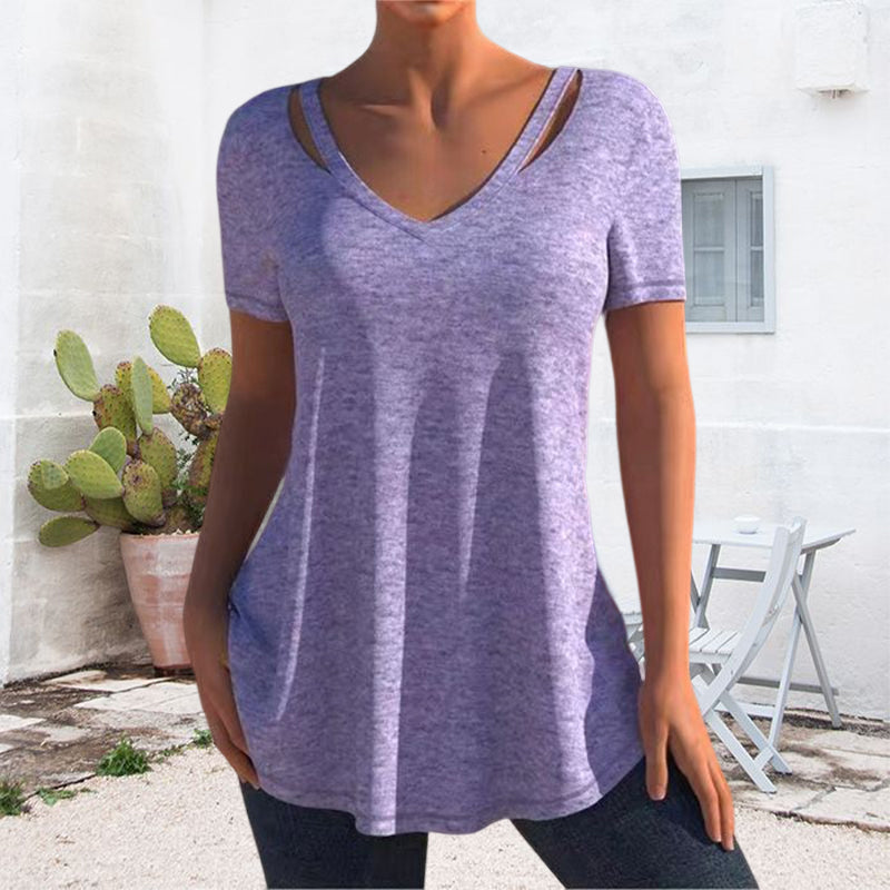 European and American new short-sleeved tops