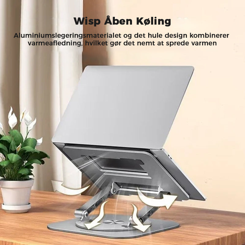 Aluminum alloy rotating laptop mount