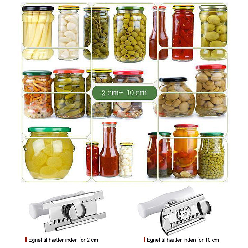 Størrelse justerbar rustfrit stål dåseåbner flaske Tin Cap