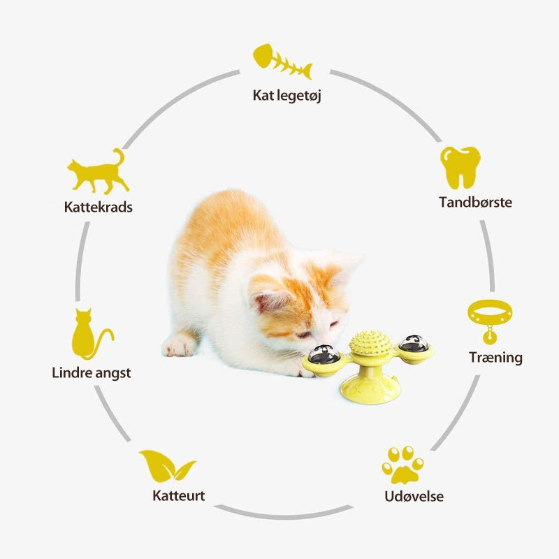 Vindmølle kattelegetøj