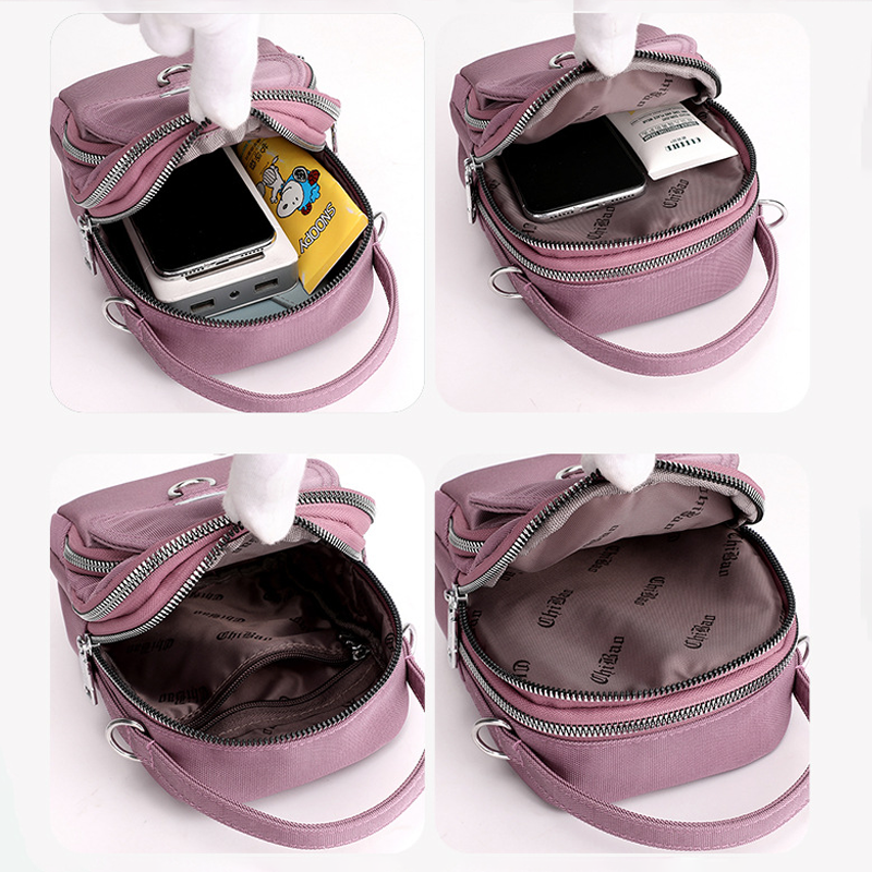 Letvægts vandtæt multi-pocket crossbody taske