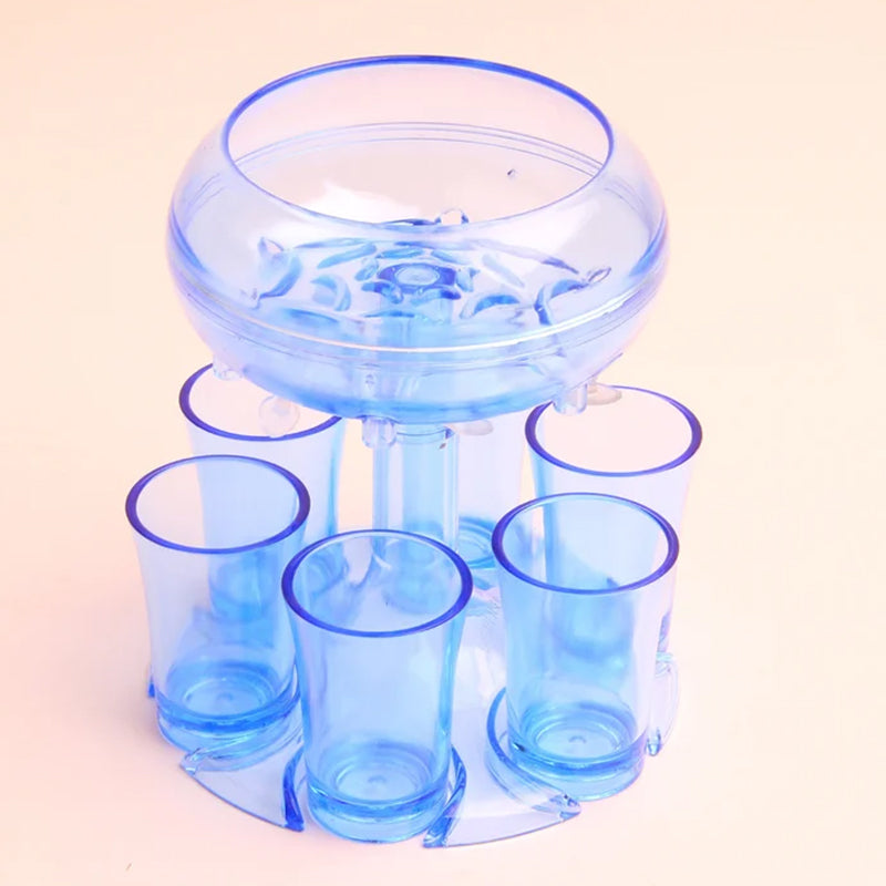 Dispenser og holder til 6 shotglas
