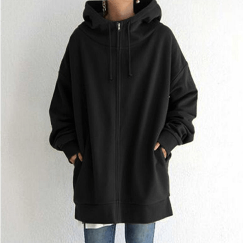 Lynlås Hooded Long Plus Fleece Sweatshirt
