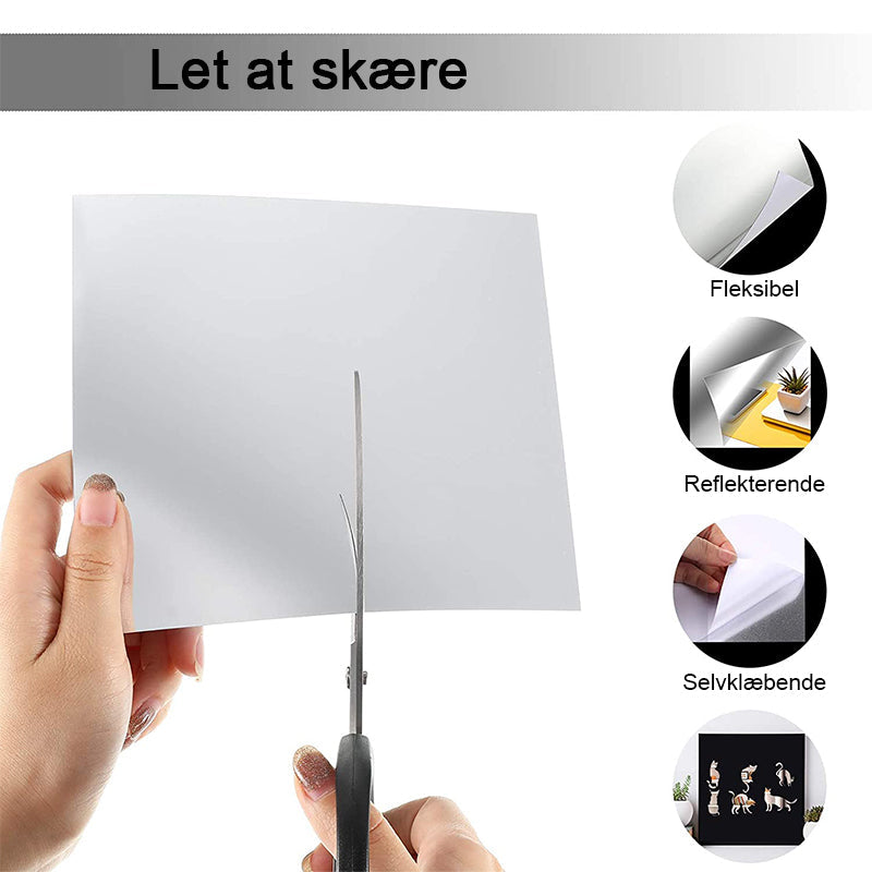 Vægspejls klistermærke