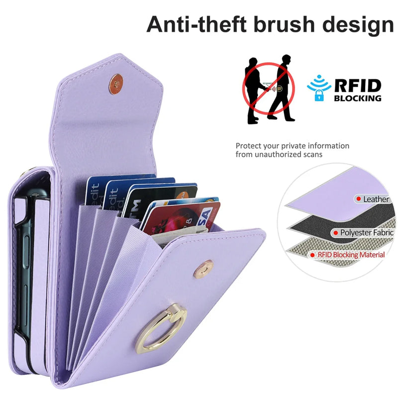 Z Flip5 Foldable Messenger Phone Case for Samsung Flip4