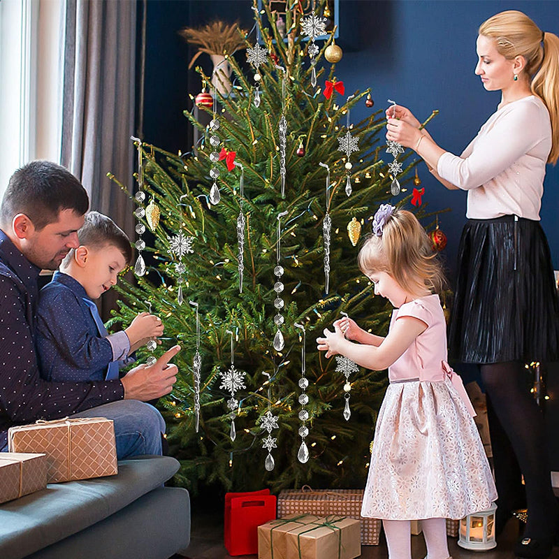 Krystalsnefnug julepynt