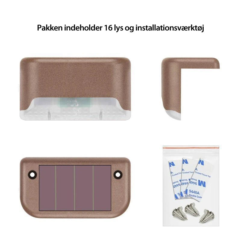 Solar Embedded udendørs vandtæt lys