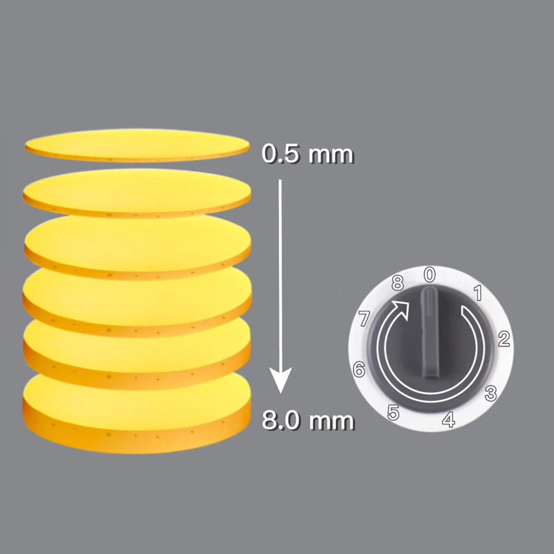 Multifunktionel sikker grøntsagsskærer