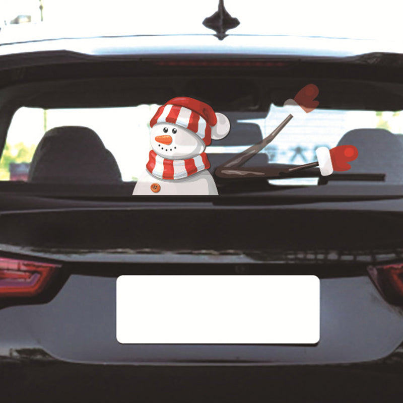 Juleklistermærker til vinduesviskere