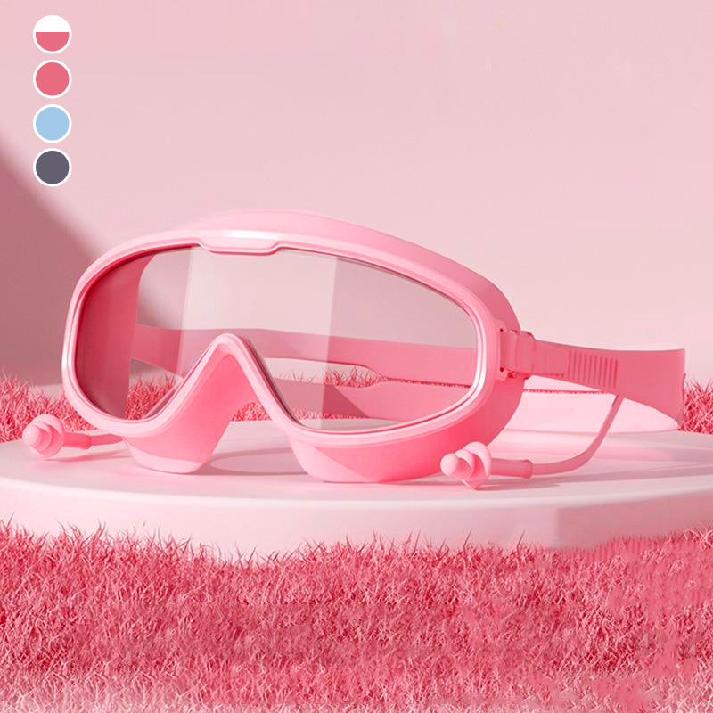 Anti-duggende svømmebriller med stort stel