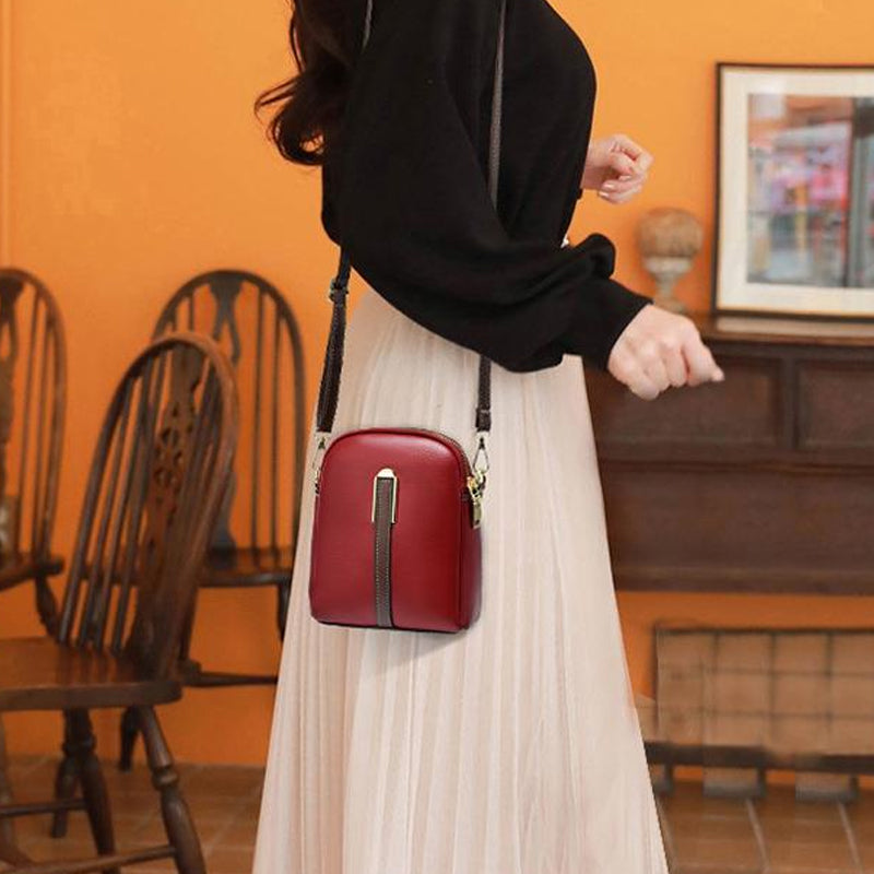 Letvægts Crossbody miniskuldertaske til telefon