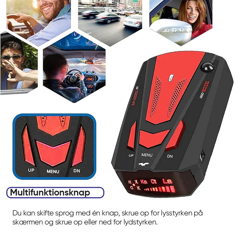 Hastighedsdetektor til køretøjer