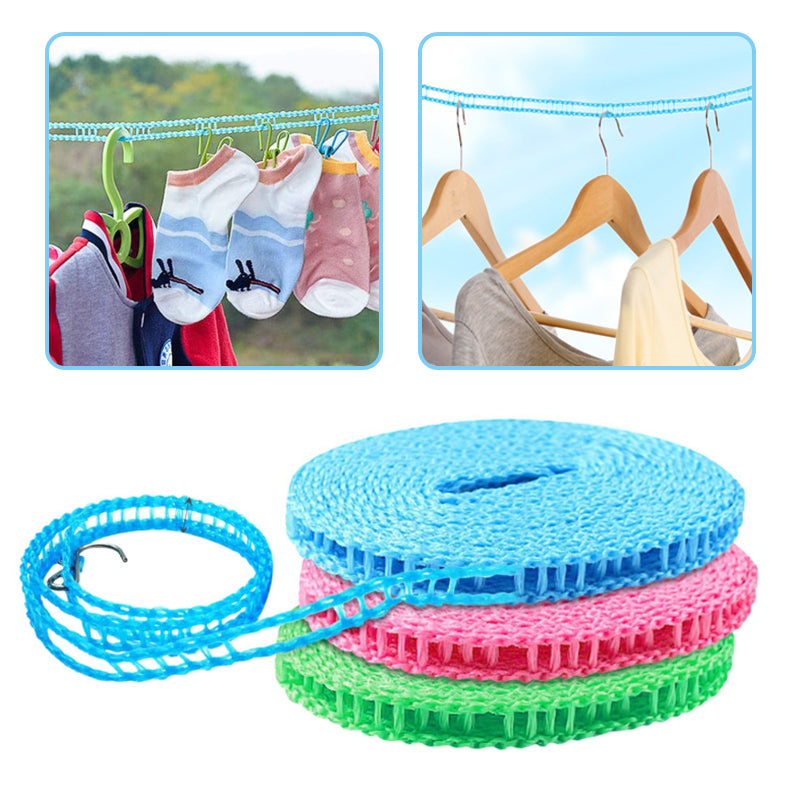 Bærbar tørresnor til udendørs og hjemmet