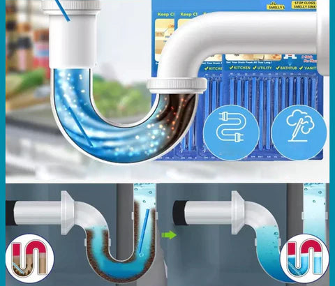 Magic Stick til rørdekontaminering og lugtfjernelse (12 STK)