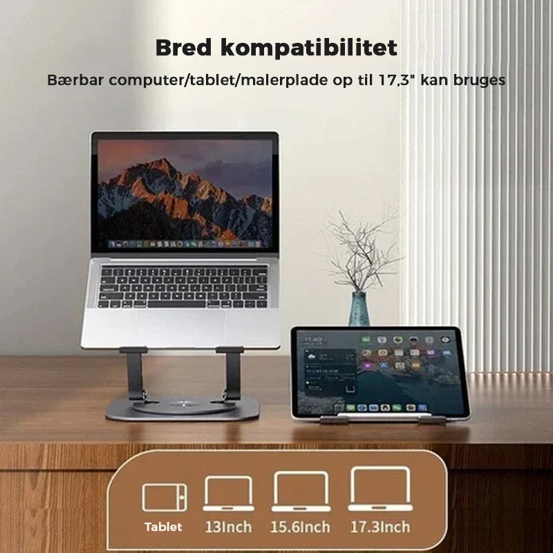 Aluminum alloy rotating laptop mount