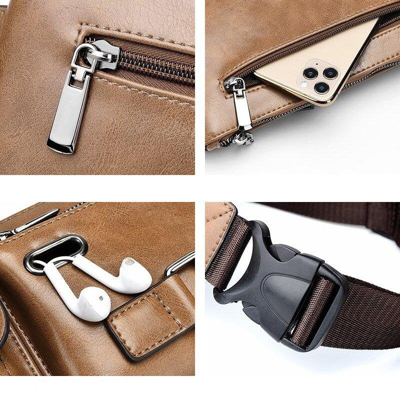 Mænds slynge taske Brysttaske