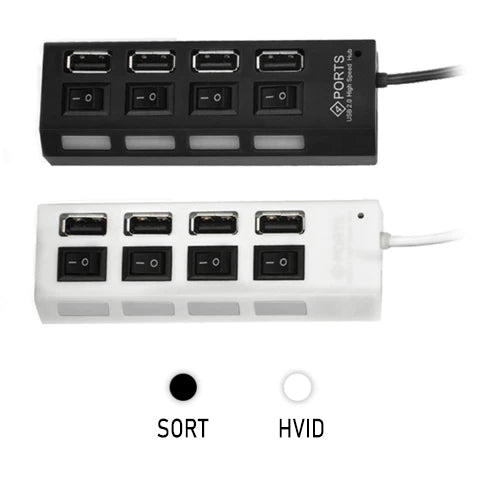 USB-hub med flere porte og høj hastighed