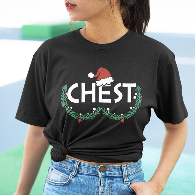 Klassisk matchende par T-shirt