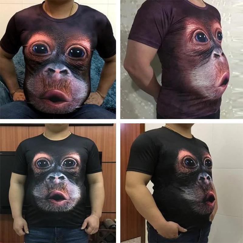 Sjov Gorilla 3D T-shirt