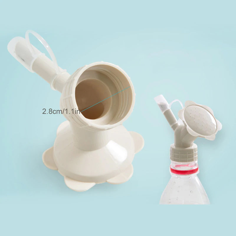 Vandingstud med dobbelt hoved til flaske