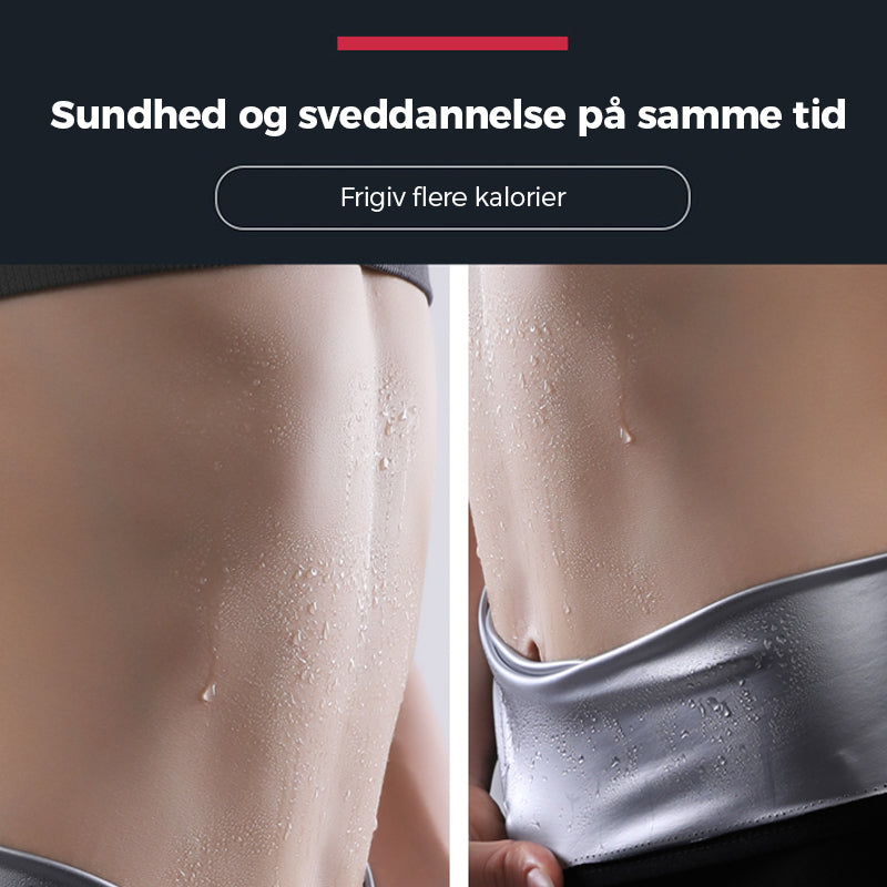 Højtaljede yogabukser med mavekontrol