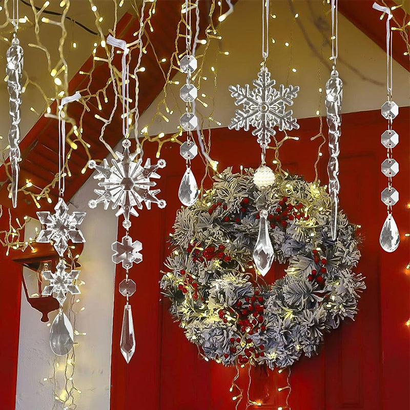 Krystalsnefnug julepynt