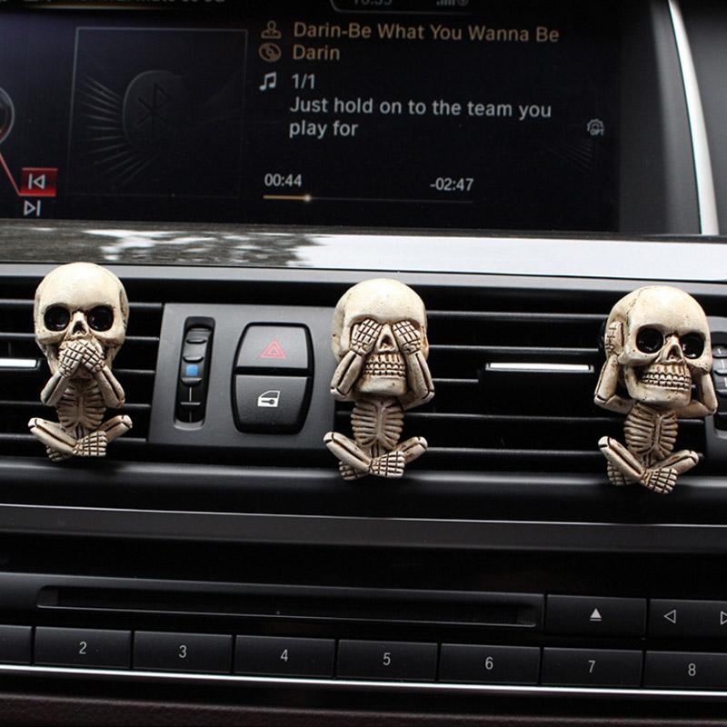 Kreativ bil Skull Ghost Head Aromaterapi