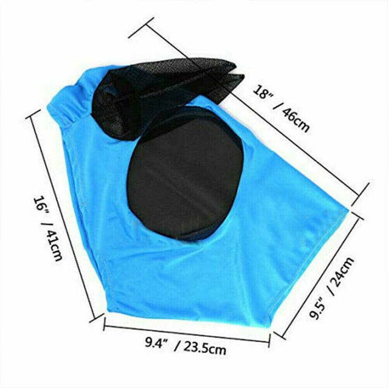 Maske til heste Anti-fly Mesh