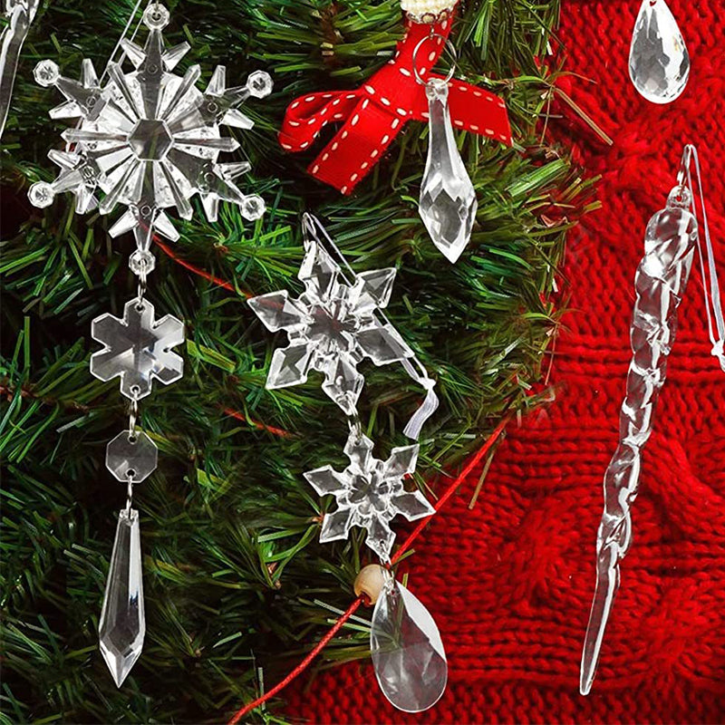 Krystalsnefnug julepynt