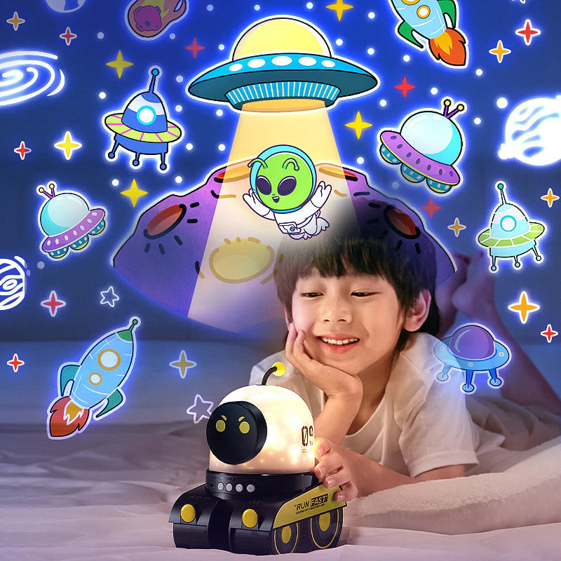 Robot stjerneprojektor lampe
