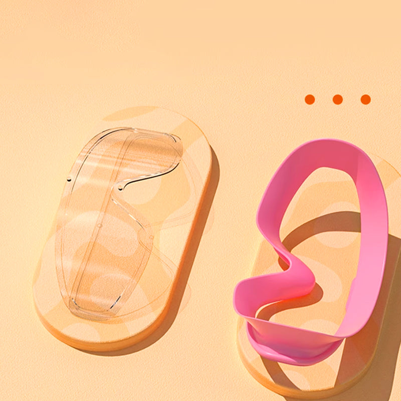 Anti-duggende svømmebriller med stort stel