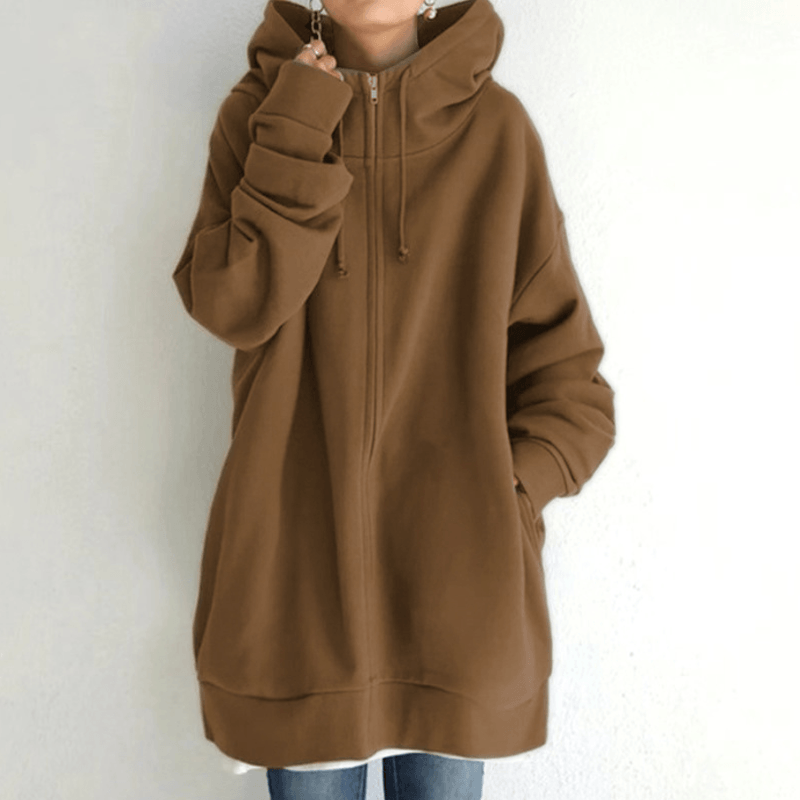 Lynlås Hooded Long Plus Fleece Sweatshirt